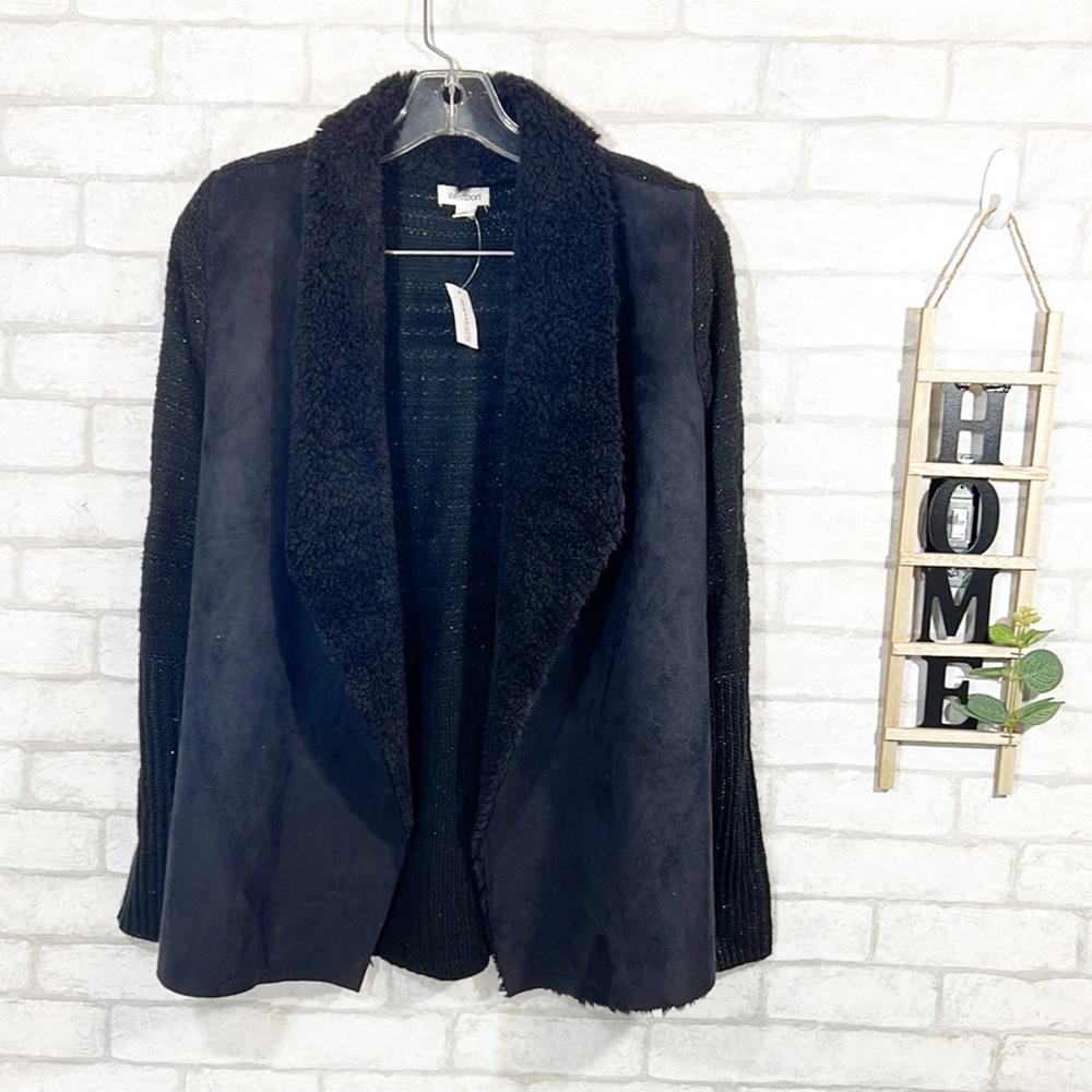 Westport black open cardigan size XS